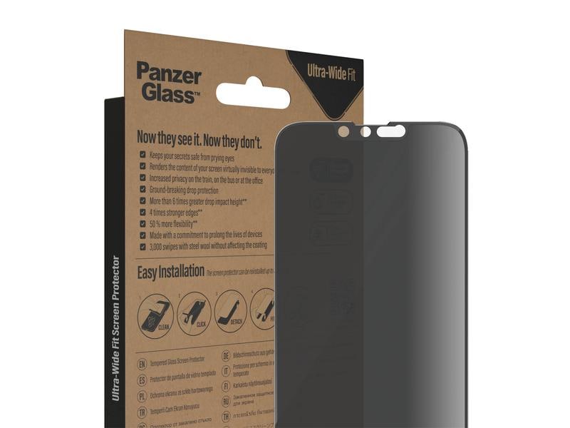 Panzerglass Displayschutz Ultra Wide Fit Privacy iPhone 13/13 Pro/14