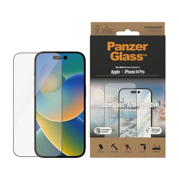 Panzerglass Displayschutz Ultra Wide Fit Anti Reflective iPhone 14 Pro