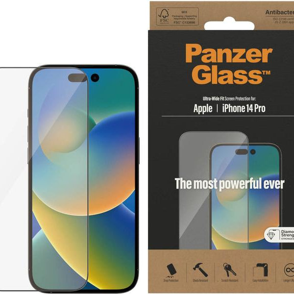 Panzerglass Displayschutz Ultra Wide Fit iPhone 14 Pro