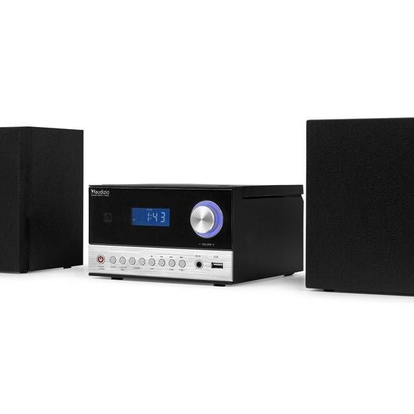 Audizio Micro-HiFi Anlage Toulon Schwarz/Silber