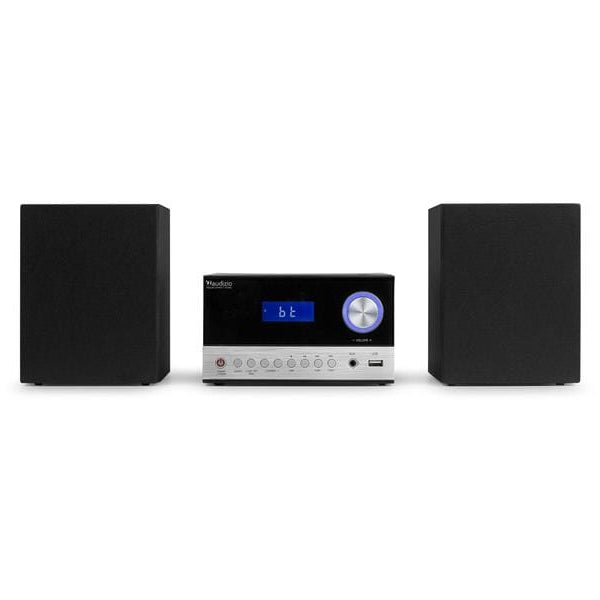 Audizio Micro-HiFi Anlage Toulon Schwarz/Silber