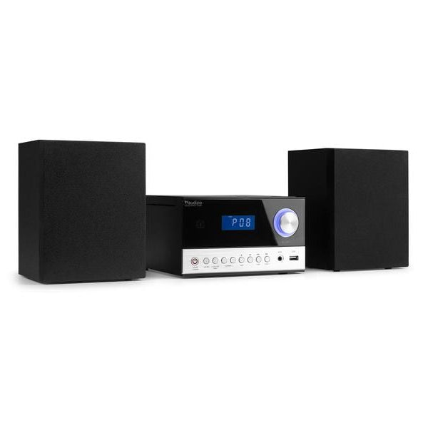 Audizio Micro-HiFi Anlage Toulon Schwarz/Silber