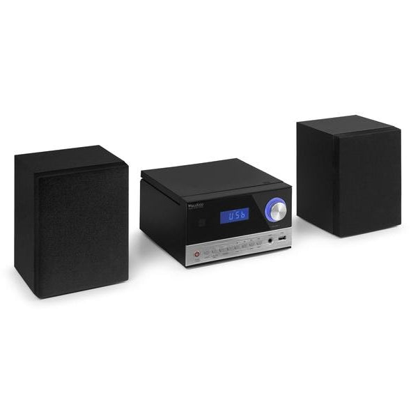 Audizio Micro-HiFi Anlage Toulon Schwarz/Silber