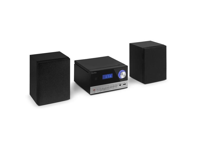 Audizio Micro-HiFi Anlage Toulon Schwarz/Silber