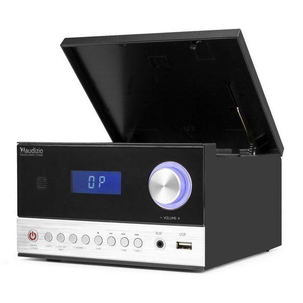 Audizio Micro-HiFi Anlage Toulon Schwarz/Silber