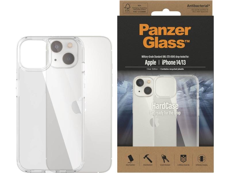 PanzerGlass Back Cover Hard Case iPhone 14 Transparent