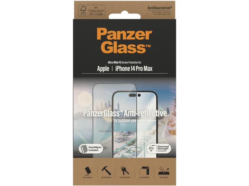 Panzerglass Displayschutz Ultra Wide Fit Anti Reflective iPhone Pro Max