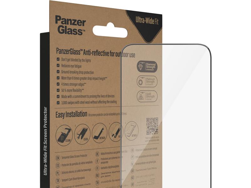 Panzerglass Displayschutz Ultra Wide Fit Anti Reflective iPhone Pro Max