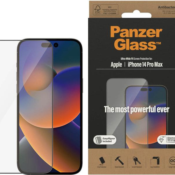Panzerglass Displayschutz Ultra Wide Fit iPhone 14 Pro Max