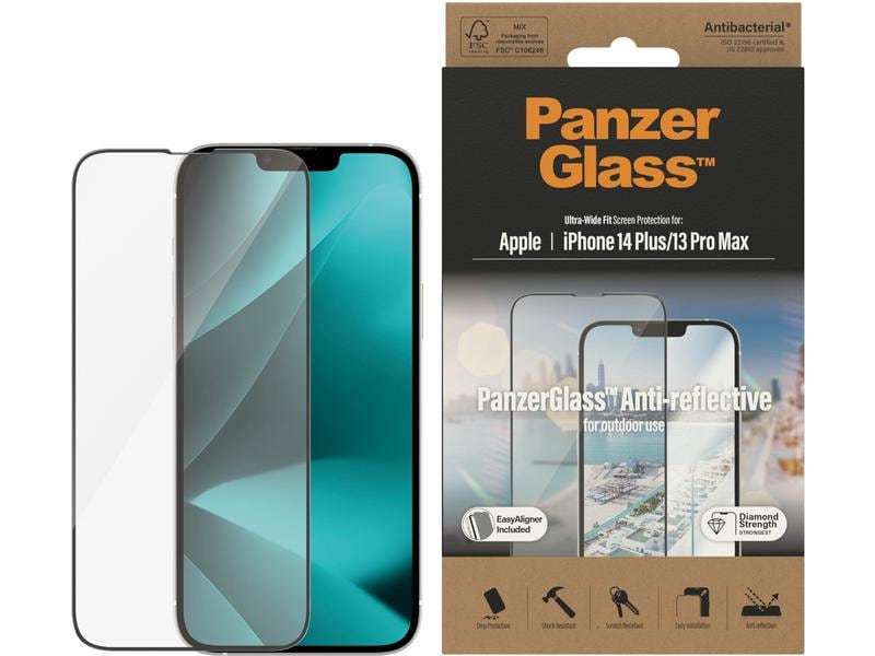 Panzerglass Displayschutz Ultra Wide Fit Anti Reflective iPhone 14 Plus