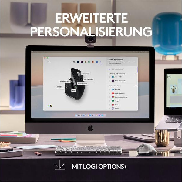 Logitech Maus MX Master 3S for Mac space grey