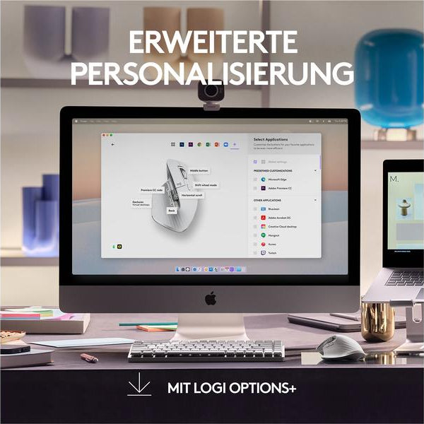 Logitech Maus MX Master 3S for Mac pale grey