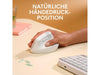 Logitech Ergonomische Maus Lift for Mac off-white