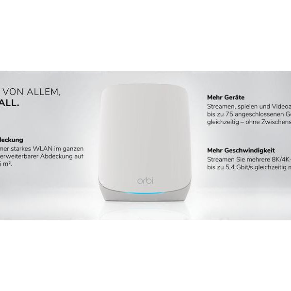 Netgear Mesh-System Orbi RBK763S-100EUS 3 er Set