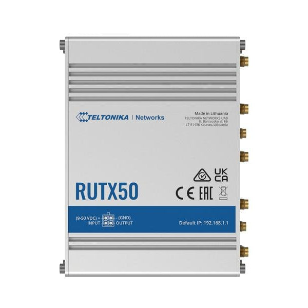 Teltonika LTE-Industrierouter RUTX50 5G, WiFi-5, 5x GE LAN