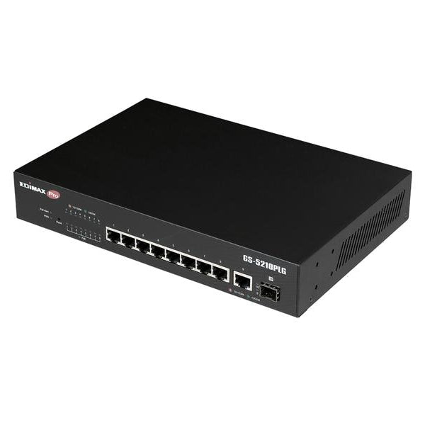 Edimax Pro PoE+ Switch GS-5210PLG 10 Port