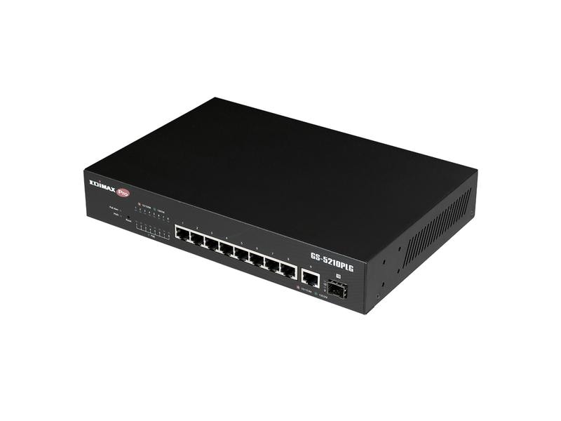 Edimax Pro PoE+ Switch GS-5210PLG 10 Port
