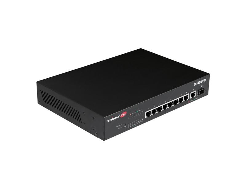 Edimax Pro PoE+ Switch GS-5210PLG 10 Port