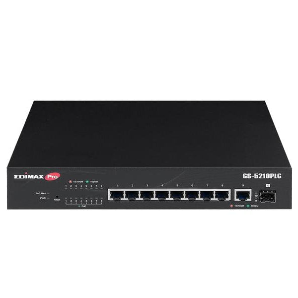 Edimax Pro PoE+ Switch GS-5210PLG 10 Port