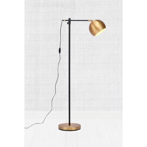 Markslöjd Stehleuchte Chester, E27, max. 40W, Schwarz/Bronze