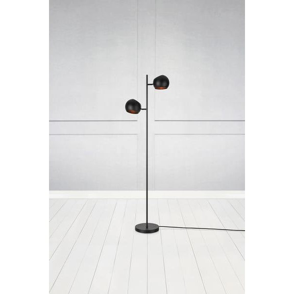 Markslöjd Stehleuchte Edgar, 2 x E14, max. 40W, Schwarz