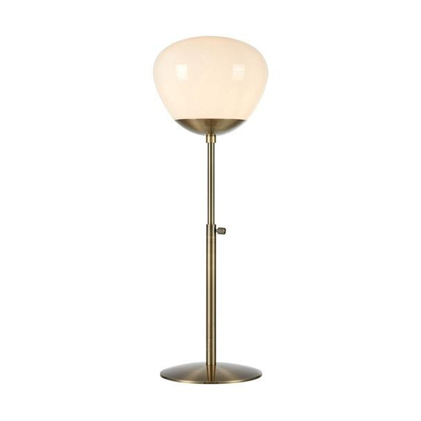 Markslöjd Tischleuchte Rise, E27, max. 40W, Antique/Weiss