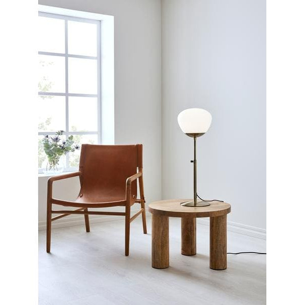 Markslöjd Tischleuchte Rise, E27, max. 40W, Antique/Weiss