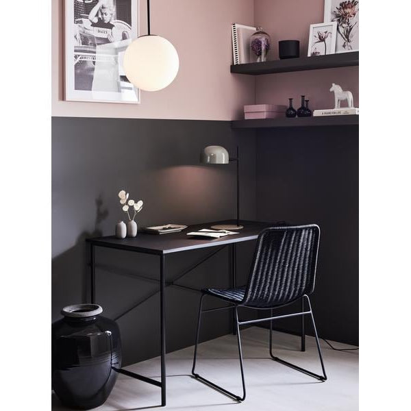 Markslöjd Pendelleuchte Dione, Ø 25 cm, E14, Weiss/Schwarz