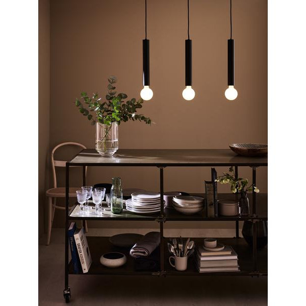 Markslöjd Pendelleuchte Sencillo, 3 x E27, max. 40W, Schwarz