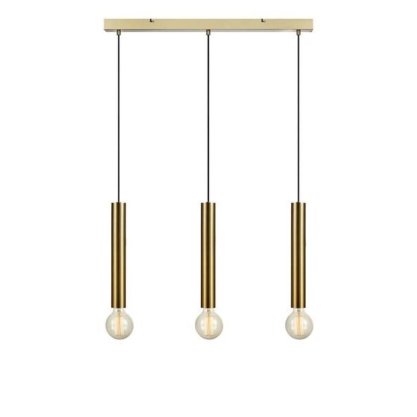 Markslöjd Pendelleuchte Sencillo, 3 x E27, max. 40W, Messing