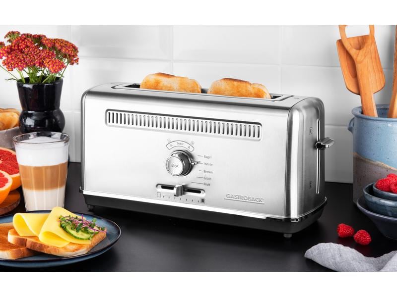 Gastroback Toaster Advanced 4S, Edelstahl