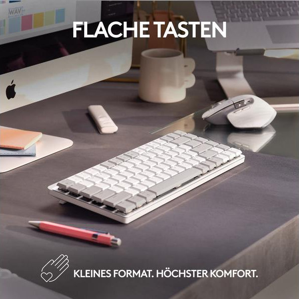 Logitech Tastatur MX Mechanical Mini for Mac pale grey