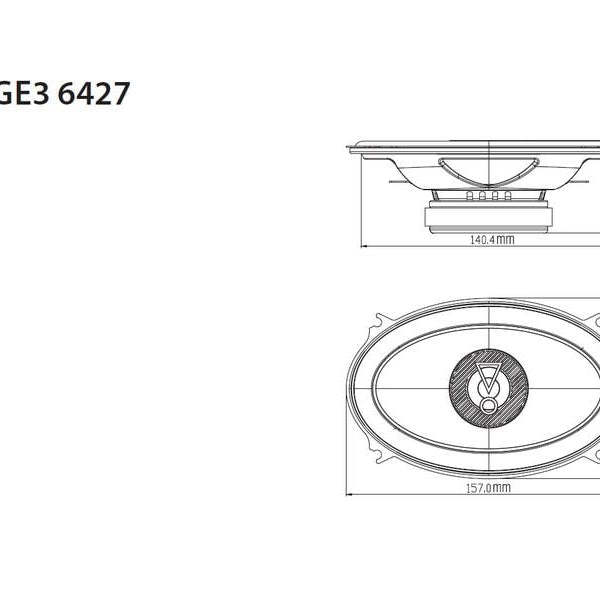 JBL Car 2-Weg Lautsprecher Stage3 6427