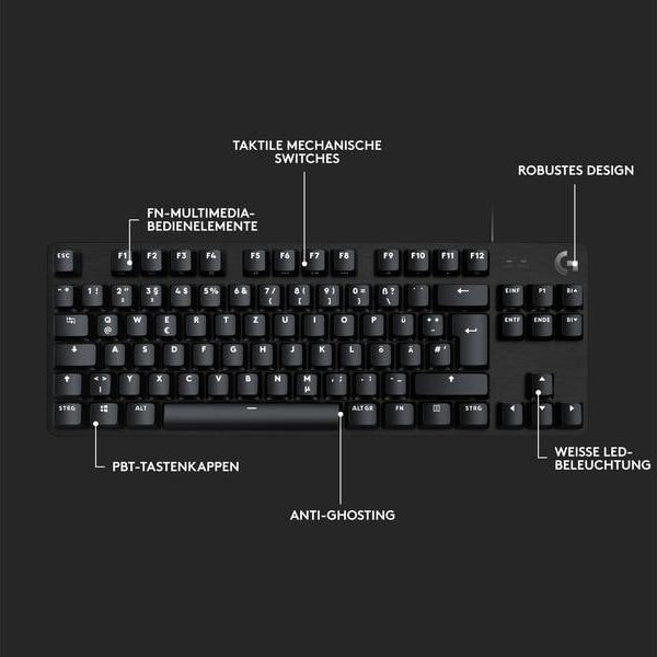 Logitech Gaming-Tastatur G413 TKL SE
