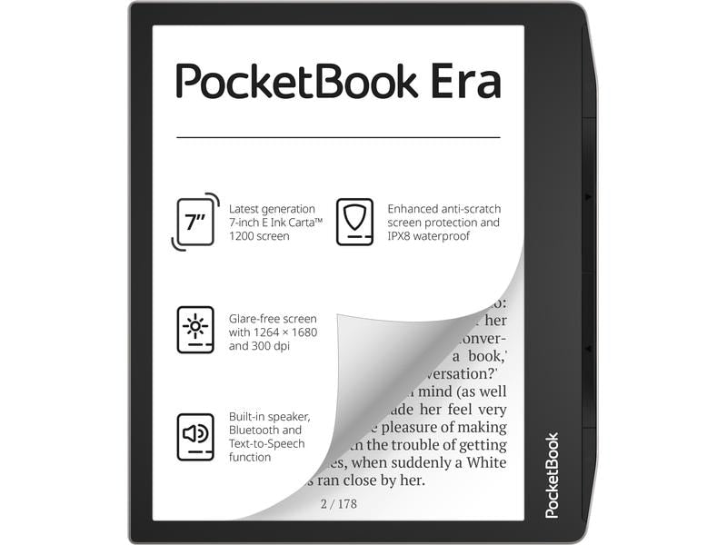 PocketBook E-Book Reader Era 16 GB Stardust Silver