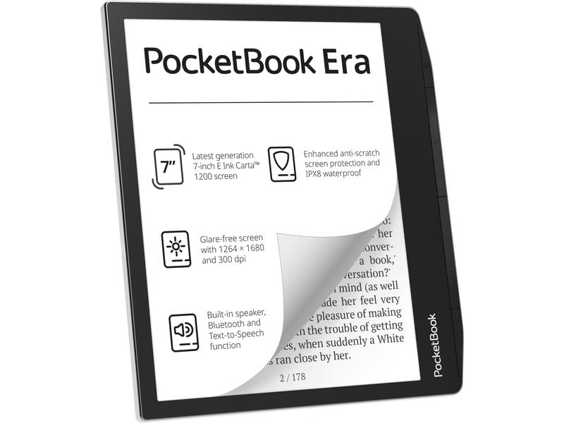 PocketBook E-Book Reader Era 16 GB Stardust Silver