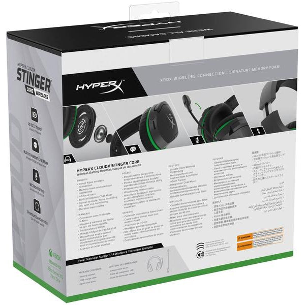 HyperX Headset CloudX Stinger Core Wireless Schwarz