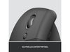 Logitech Ergonomische Maus Lift for Business Left Graphite