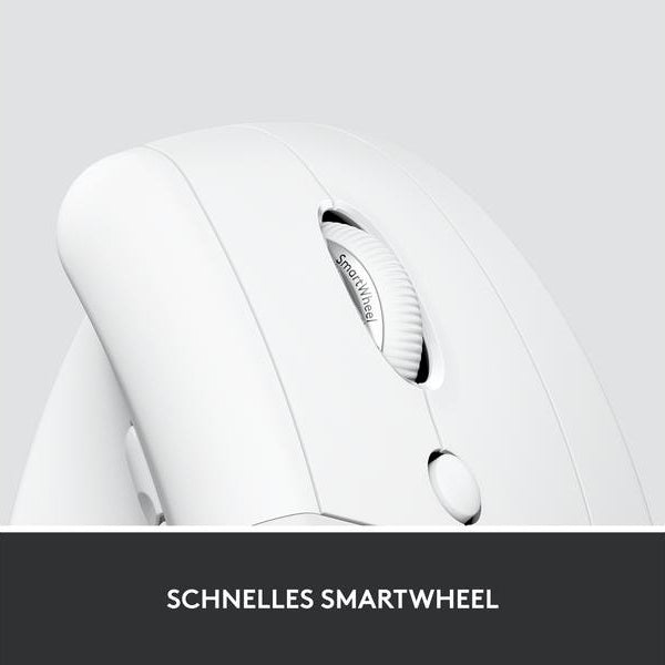 Logitech Ergonomische Maus Lift for Business Off-white