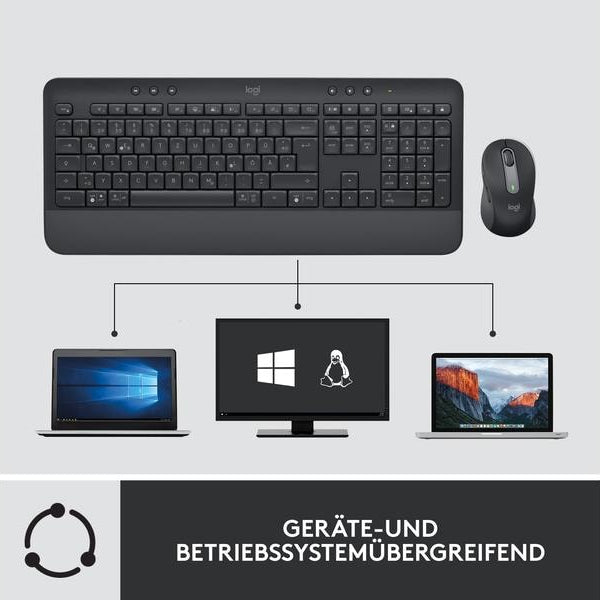 Logitech Tastatur-Maus-Set MK650 Combo for Business