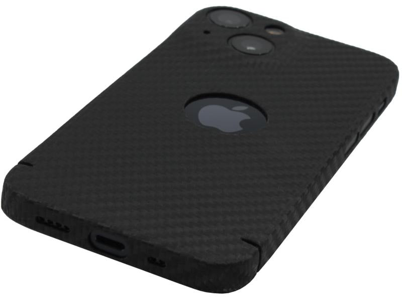 Nevox Back Cover Carbon Series Logo iPhone 14 Schwarz