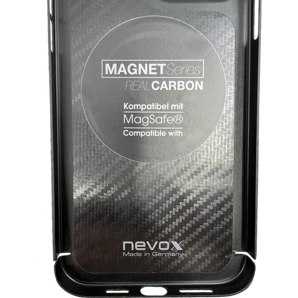 Nevox Back Cover Carbon Magnet Series iPhone 14 Pro Schwarz