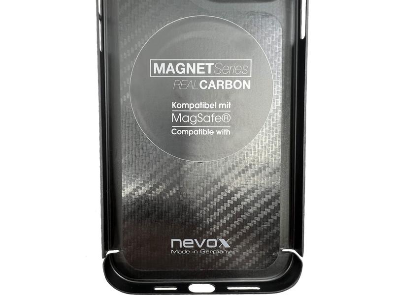 Nevox Back Cover Carbon Magnet Series iPhone 14 Pro Schwarz