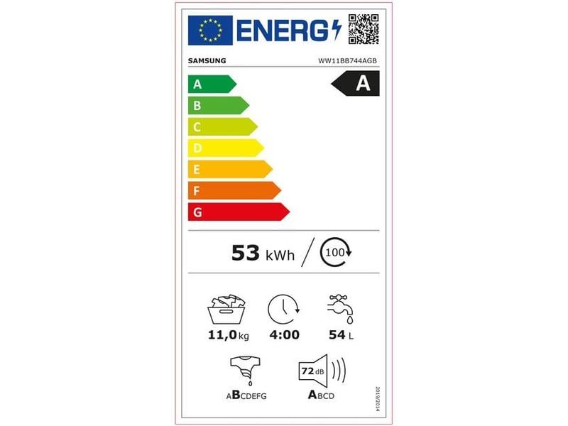 Samsung Waschmaschine WW7400 Links