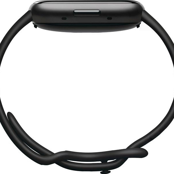 Fitbit GPS-Sportuhr Versa 4 Smartwatch Schwarz/Schwarz