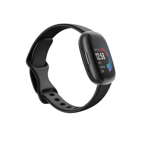Fitbit GPS-Sportuhr Versa 4 Smartwatch Schwarz/Schwarz