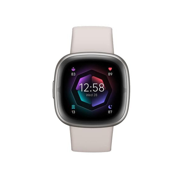 Fitbit Sense 2 Smartwatch Beige/Silber