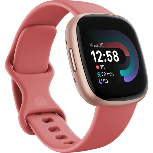 Fitbit GPS-Sportuhr Versa 4 Smartwatch Pink/Rosa