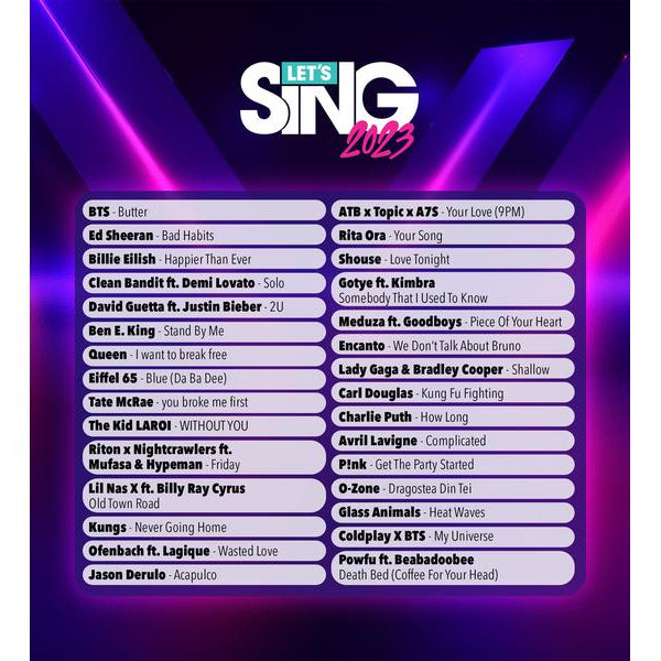 GAME Let's Sing 2023 + 2 Mics