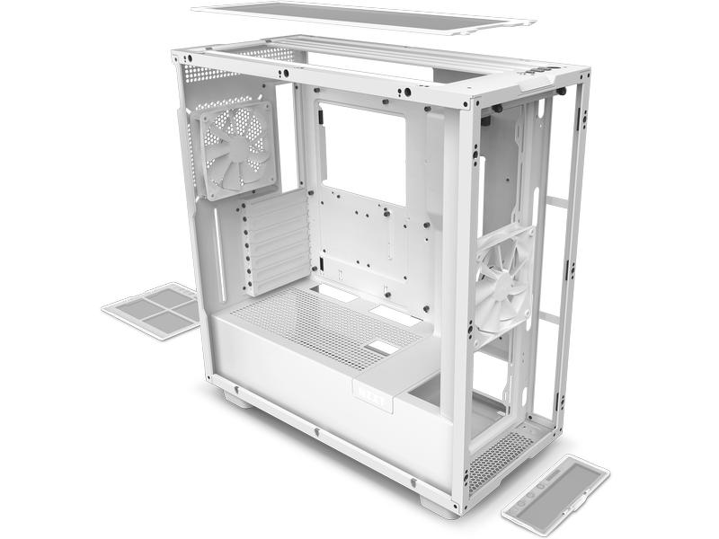 NZXT PC-Gehäuse H7 Weiss matt